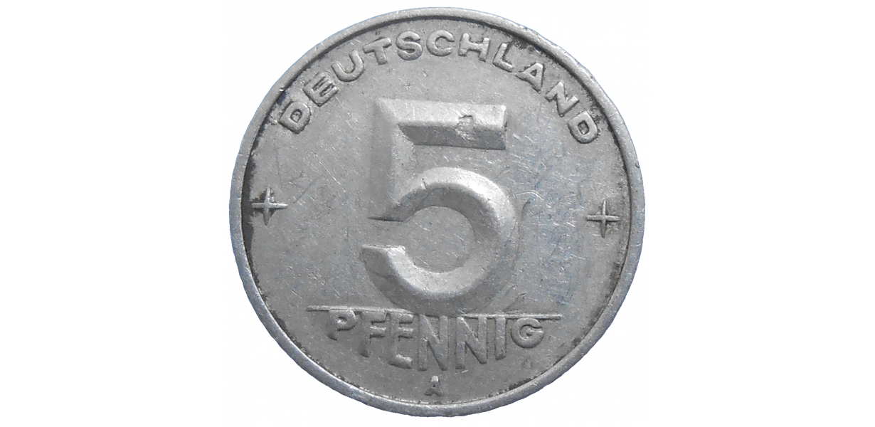 Nemecko 5 Pfennig 1950 A Nemecko 5 Pfennig 1950 A