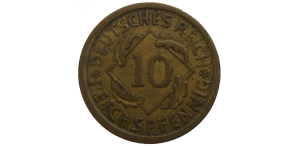 Nemecko 10 Pfennig 1935 A