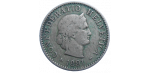 Švajčiarsko 5 Rappen 1891