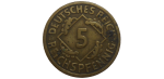 Nemecko 5 Pfennig 1925 A