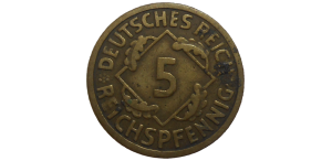Nemecko 5 Pfennig 1925 A