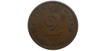 Nemecko 2 Pfennig 1936 A