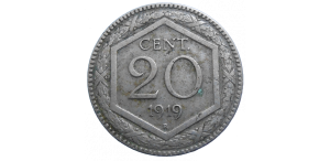 Taliansko 20 Centesimi 1919