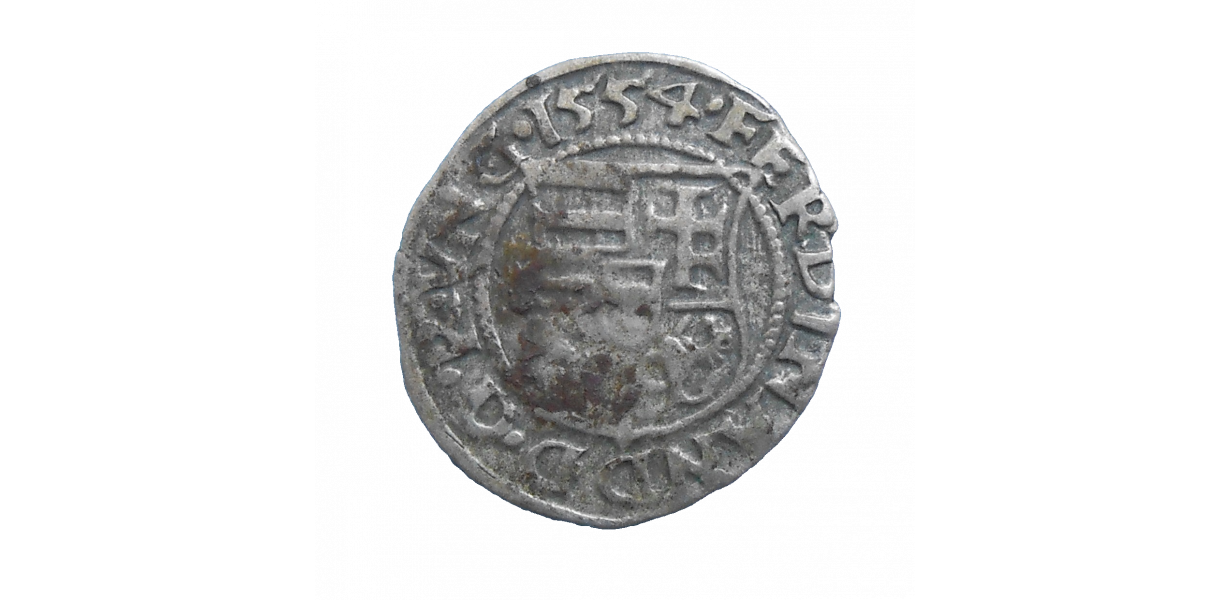 Ferdinand I. Denár 1554 KB Ferdinand I. Denár 1554 KB