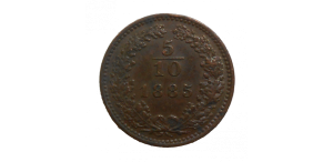 František Jozef I. 5/10 grajciar 1885 bz