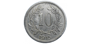 František Jozef I. 10 Heller 1915 bz