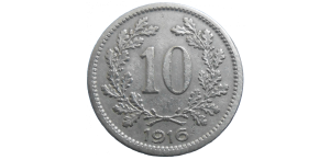 František Jozef I. 10 Heller 1916 bz