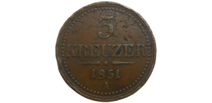 František Jozef I. 3 grajciar 1851 A