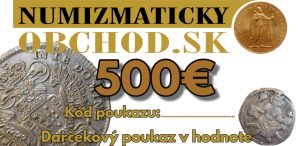Darčekový poukaz 500 €