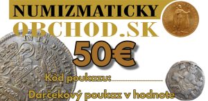 Darčekový poukaz 50 €