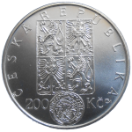 200 Kč 2000 700. výročie menovej reformy Václava II.