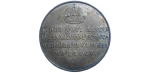 František II. Žetón holdovanie v Miláne 1815