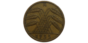 Nemecko 10 Pfennig 1935 A