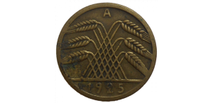 Nemecko 5 Pfennig 1925 A