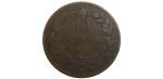 Taliansko 10 Centesimi 1893