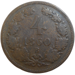 František Jozef I. 4 grajciar 1860 B