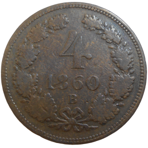 František Jozef I. 4 grajciar 1860 B