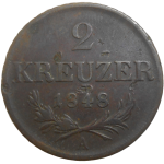 František Jozef I. 2 grajciar 1848 A