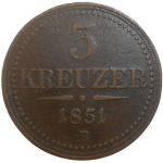František Jozef I. 3 grajciar 1851 B
