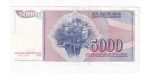 Juhoslávia 5000 Dinara 1985