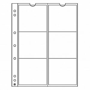 Náhradné listy na mince NUMIS 55 mm