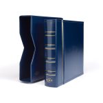 Album na mince NUMIS s listami a zásuvkou - modrý