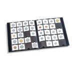 Papierové samolepiace púzdra na mince 22,5 mm