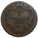 Jozef II. 1/2 grajciar 1772 W