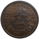Maďarsko 2 Fillér 1938 BP