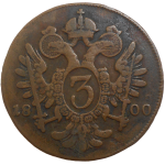 František II. 3 grajciar 1800 S