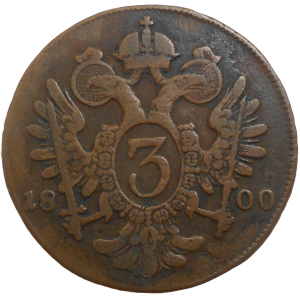 František II. 3 grajciar 1800 S