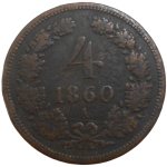 František Jozef I. 4 grajciar 1860 A
