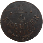 František II. 1/4 grajciar 1816 S