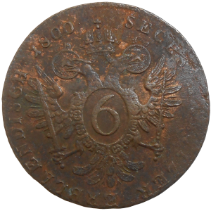 František II. 6 grajciar 1800 F