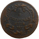Jozef II. 1/2 Grajciar 1772 W