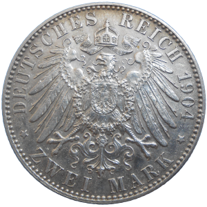 Nemecko 2 Mark 1904 E