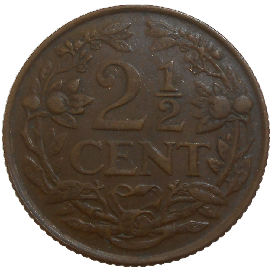 Curacao 2 1/2 Cent 1947 Curacao 2 1/2 Cent 1947