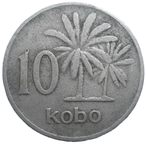 Nigéria 10 Kobo 1973