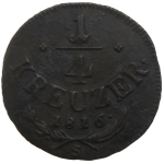 František II. 1/4 grajciar 1816 S