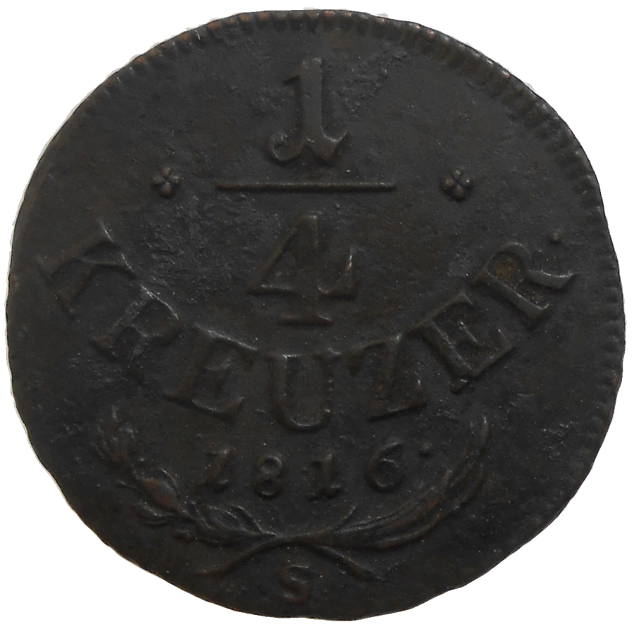 František II. 1/4 grajciar 1816 S František II. 1/4 grajciar 1816 S