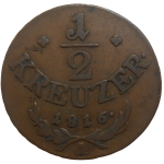 František II. 1/2 grajciar 1816 A