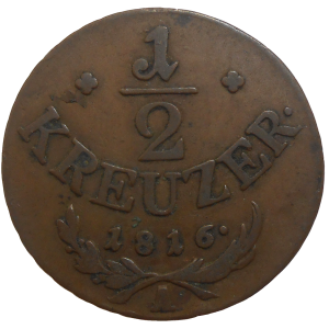 František II. 1/2 grajciar 1816 A