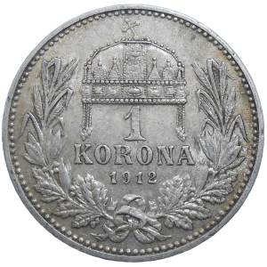 František Jozef I. 1 koruna 1912 KB