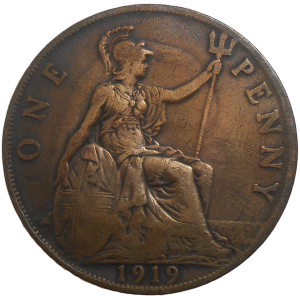 Veľká Británia One Penny 1919