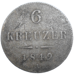 František Jozef I. 6 grajciar 1849 A