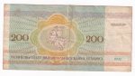 Bielorusko 200 Rubľov 1992