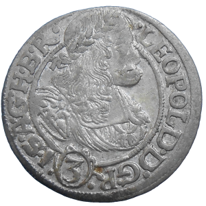 Leopold I. 3 grajciar 1669 SHS