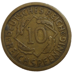 Nemecko 10 Pfennig 1930 A