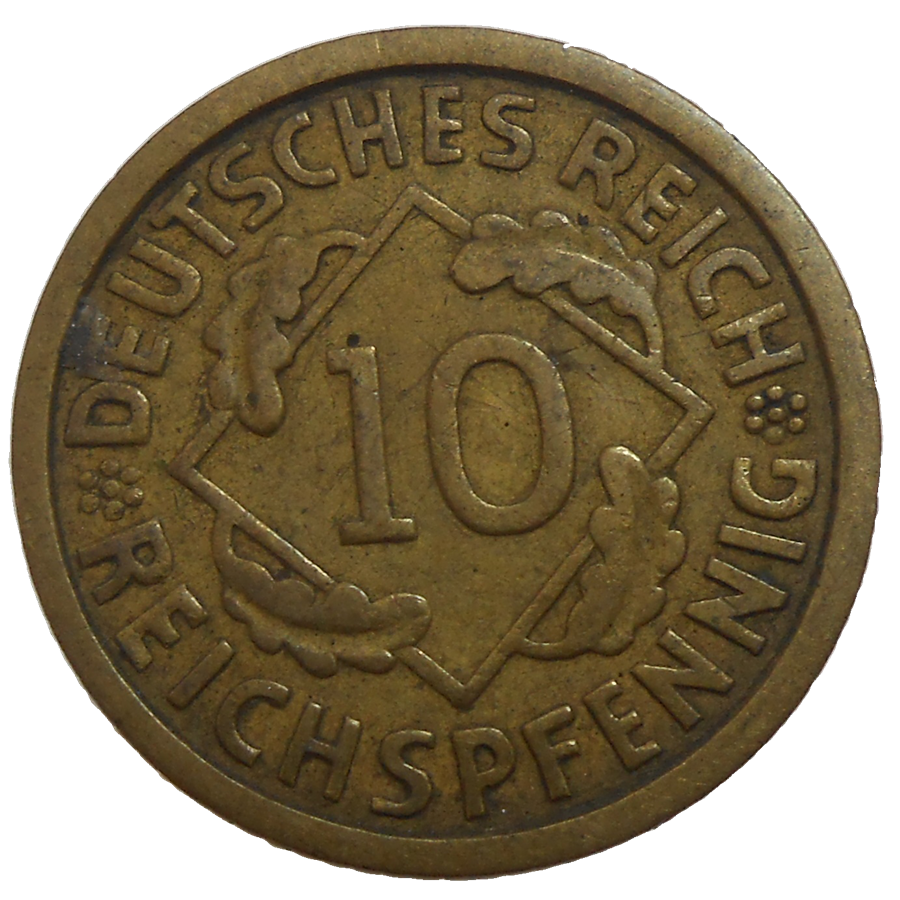 Nemecko 10 Pfennig 1930 A Nemecko 10 Pfennig 1930 A