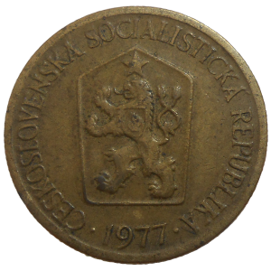 1 Koruna 1977